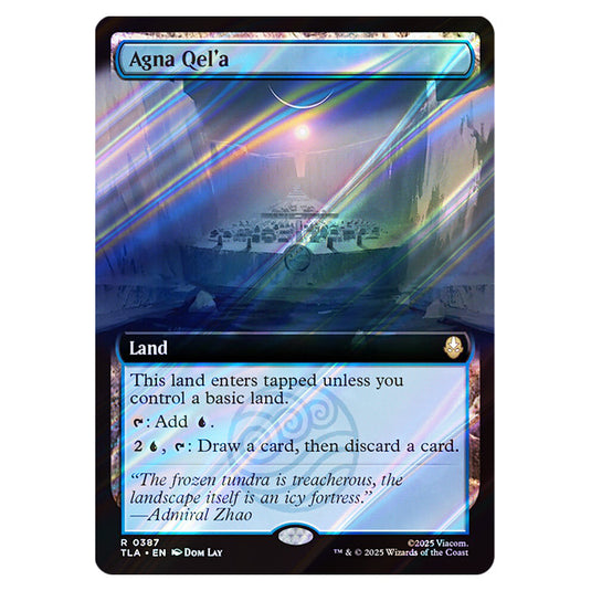 Agna Qel'a 0387 card from the Magic The Gathering set Avatar The Last Airbender