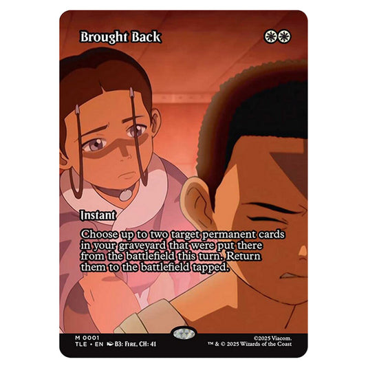 Brought Back 0001 card from the Magic The Gathering set Avatar: The Last Airbender Eternal