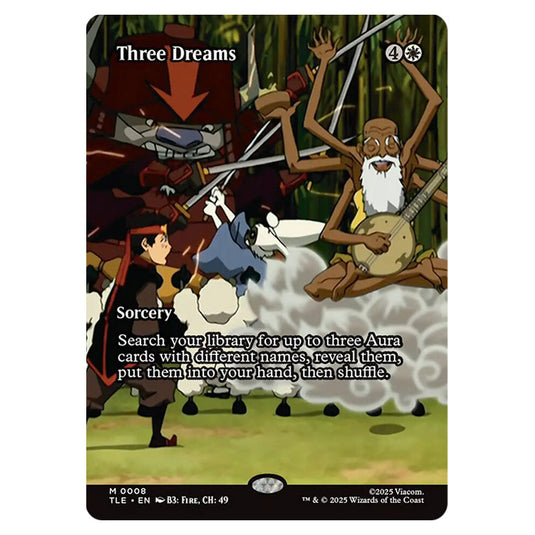 Three Dreams 0008 card from the Magic The Gathering set Avatar: The Last Airbender Eternal