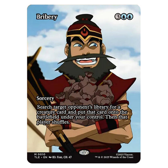 Bribery 0010 card from the Magic The Gathering set Avatar: The Last Airbender Eternal