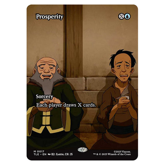 Prosperity 0017 card from the Magic The Gathering set Avatar: The Last Airbender Eternal