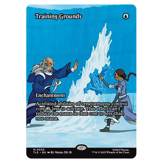 Training Grounds 0020 card from the Magic The Gathering set Avatar: The Last Airbender Eternal