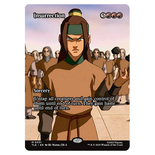 Insurrection 0031 card from the Magic The Gathering set Avatar: The Last Airbender Eternal