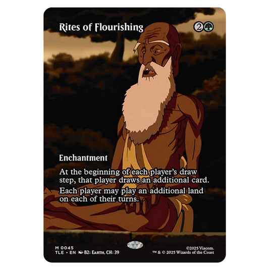 Rites of Flourishing 0045 card from the Magic The Gathering set Avatar: The Last Airbender Eternal