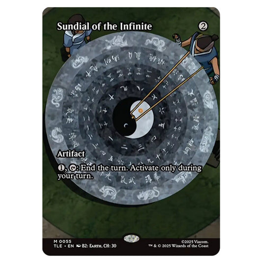 Sundial of the Infinite 0055 card from the Magic The Gathering set Avatar: The Last Airbender Eternal