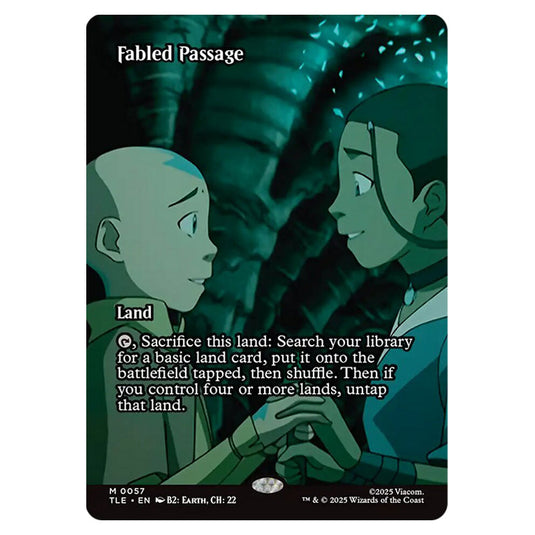Fabled Passage 0057 card from the Magic The Gathering set Avatar: The Last Airbender Eternal