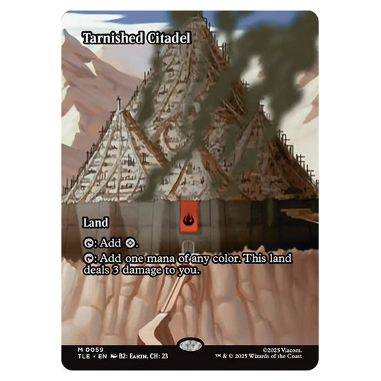 Tarnished Citadel 0059 card from the Magic The Gathering set Avatar: The Last Airbender Eternal