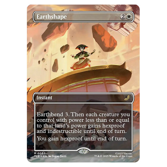 Earthshape 0067 card from the Magic The Gathering set Avatar: The Last Airbender Eternal
