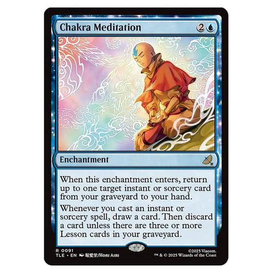 Chakra Meditation 0091 card from the Magic The Gathering set Avatar: The Last Airbender Eternal