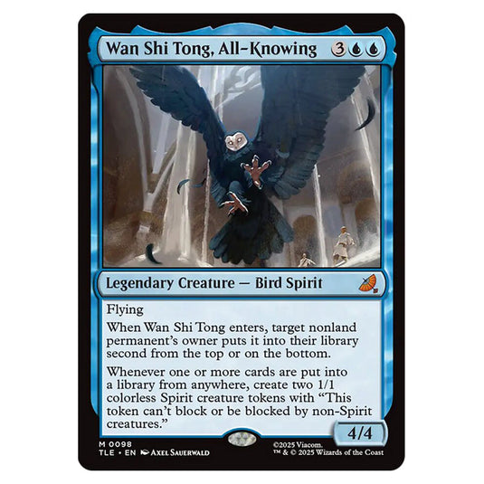 Wan Shi Tong, All-Knowing 0098 card from the Magic The Gathering set Avatar: The Last Airbender Eternal