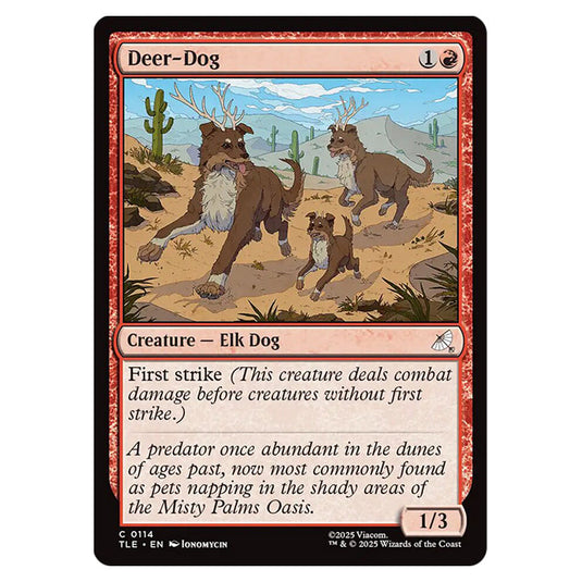 Deer-Dog 0114 card from the Magic The Gathering set Avatar: The Last Airbender Eternal