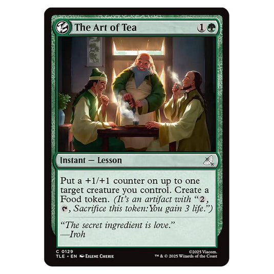 The Art of Tea 0129 card from the Magic The Gathering set Avatar: The Last Airbender Eternal