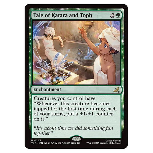 Tale of Katara and Toph 0143 card from the Magic The Gathering set Avatar: The Last Airbender Eternal