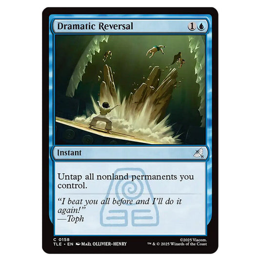 Dramatic Reversal 0158 card from the Magic The Gathering set Avatar: The Last Airbender Eternal