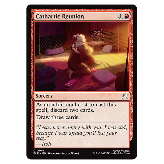 Cathartic Reunion 0164 card from the Magic The Gathering set Avatar: The Last Airbender Eternal
