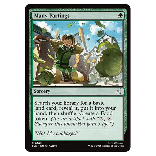 Many Partings 0169 card from the Magic The Gathering set Avatar: The Last Airbender Eternal