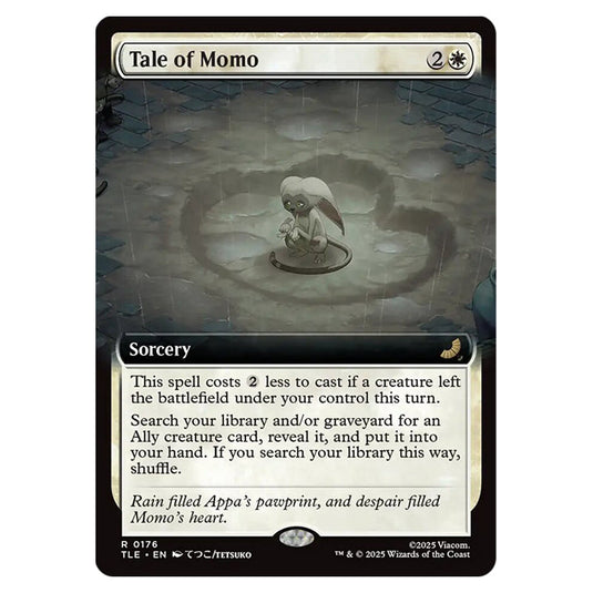 Tale of Momo 0176 card from the Magic The Gathering set Avatar: The Last Airbender Eternal