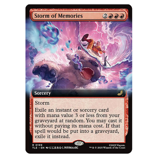 Storm of Memories 0199 card from the Magic The Gathering set Avatar: The Last Airbender Eternal