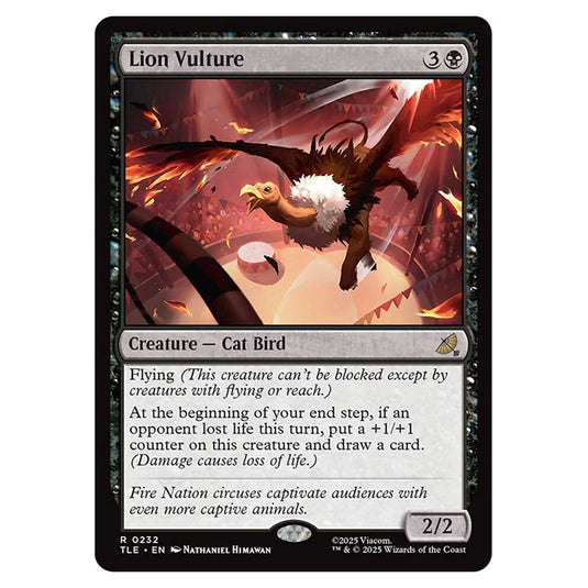 Lion Vulture 0232 card from the Magic The Gathering set Avatar: The Last Airbender Eternal