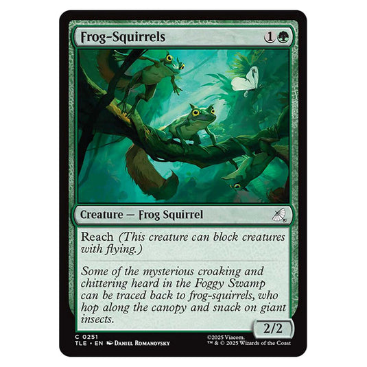Frog-Squirrels 0251 card from the Magic The Gathering set Avatar: The Last Airbender Eternal