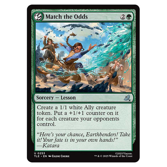 Match the Odds 0253 card from the Magic The Gathering set Avatar: The Last Airbender Eternal