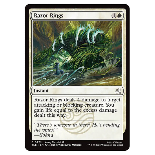Razor Rings 0272 card from the Magic The Gathering set Avatar: The Last Airbender Eternal