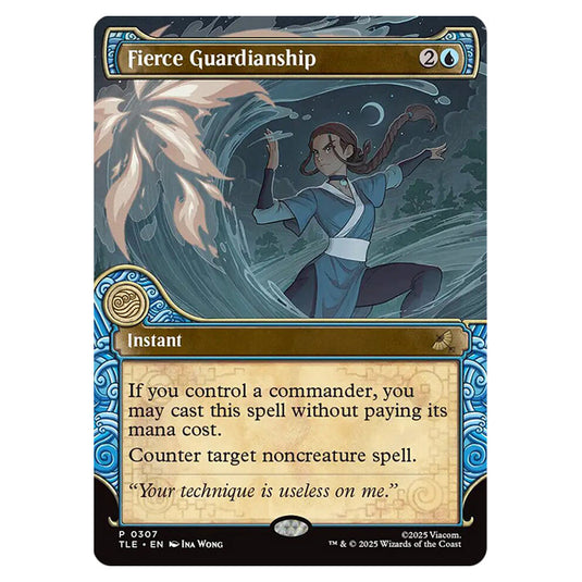 Fierce Guardianship 0307 card from the Magic The Gathering set Avatar: The Last Airbender Eternal