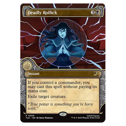 Deadly Rollick 0309 card from the Magic The Gathering set Avatar: The Last Airbender Eternal