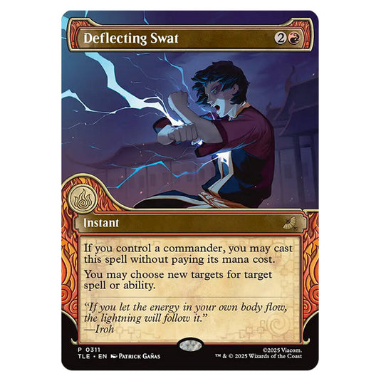 Deflecting Swat 0311 card from the Magic The Gathering set Avatar: The Last Airbender Eternal