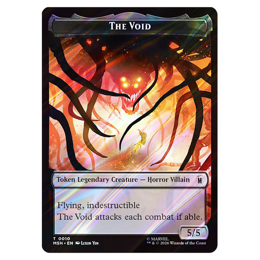The Void 0010 card from the Magic The Gathering set Marvel Super Heroes Tokens