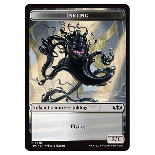 Inkling 0028 card from the Magic The Gathering set Tarkir: Dragonstorm Commander Tokens