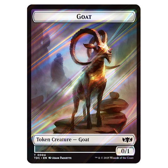 Goat 0004 card from the Magic The Gathering set Tarkir: Dragonstorm Commander Tokens
