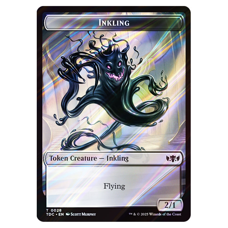 Magic The Gathering - Tarkir: Dragonstorm Commander Tokens - Inkling