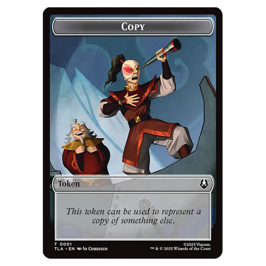 Copy 0001 card from the Magic The Gathering set Avatar: The Last Airbender Tokens