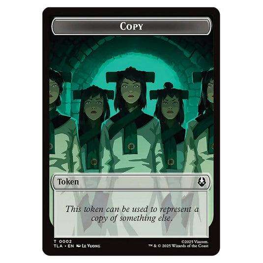 Copy 0002 card from the Magic The Gathering set Avatar: The Last Airbender Tokens