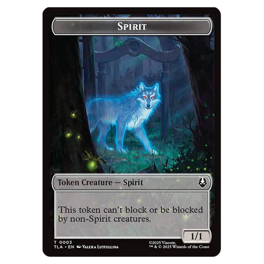 Spirit 0003 card from the Magic The Gathering set Avatar: The Last Airbender Tokens