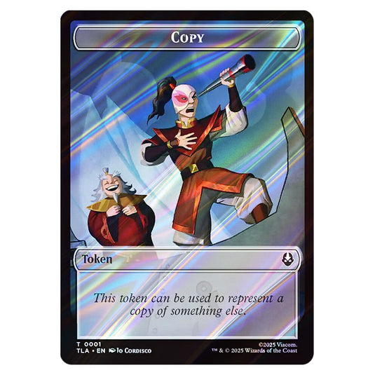Copy 0001 card from the Magic The Gathering set Avatar: The Last Airbender Tokens