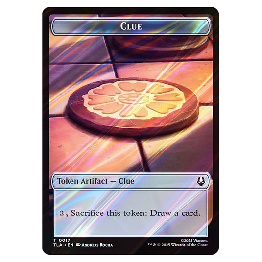 Clue 0017 card from the Magic The Gathering set Avatar: The Last Airbender Tokens