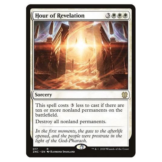 Hour of Revelation 017 card from the Magic The Gathering set Zendikar Rising Commander