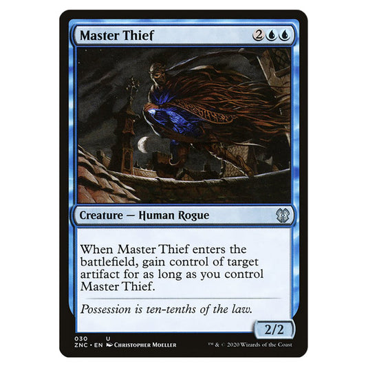Master Thief 030 card from the Magic The Gathering set Zendikar Rising Commander
