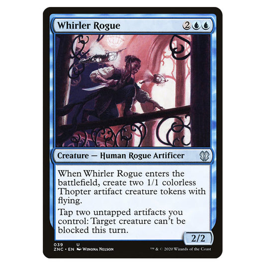 Whirler Rogue 039 card from the Magic The Gathering set Zendikar Rising Commander