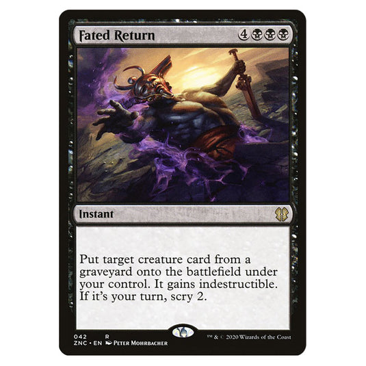Fated Return 042 card from the Magic The Gathering set Zendikar Rising Commander
