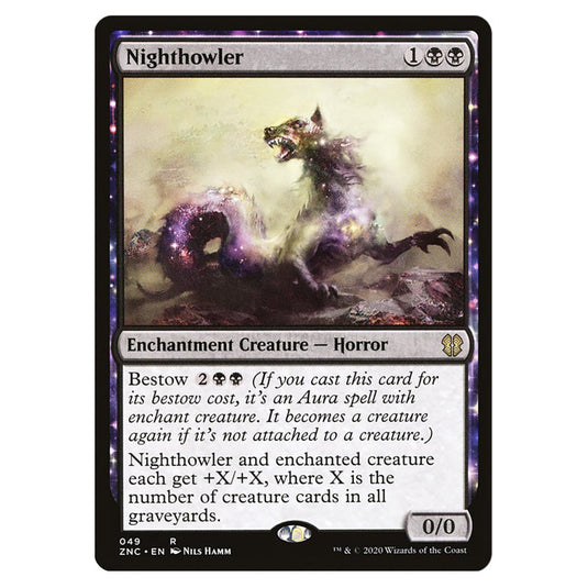 Nighthowler 049 card from the Magic The Gathering set Zendikar Rising Commander