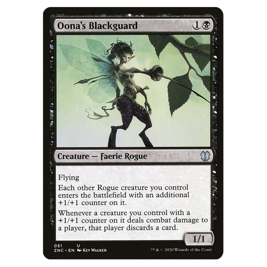 Oona's Blackguard 051 card from the Magic The Gathering set Zendikar Rising Commander