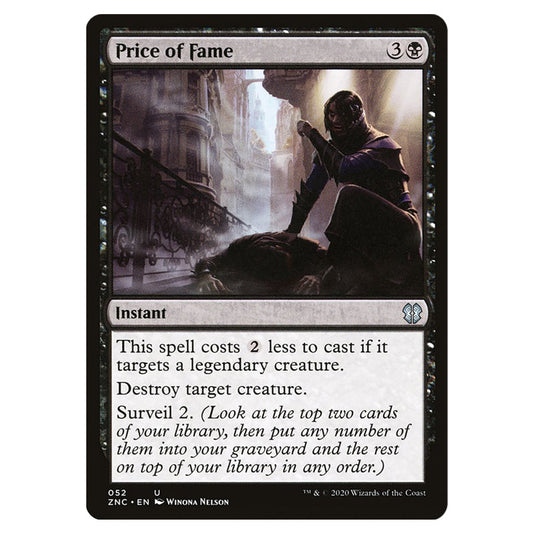 Price of Fame 052 card from the Magic The Gathering set Zendikar Rising Commander