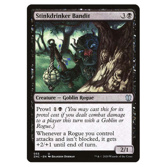 Stinkdrinker Bandit 055 card from the Magic The Gathering set Zendikar Rising Commander