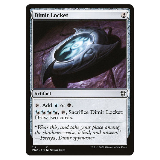 Dimir Locket 111 card from the Magic The Gathering set Zendikar Rising Commander