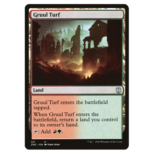 Gruul Turf 131 card from the Magic The Gathering set Zendikar Rising Commander