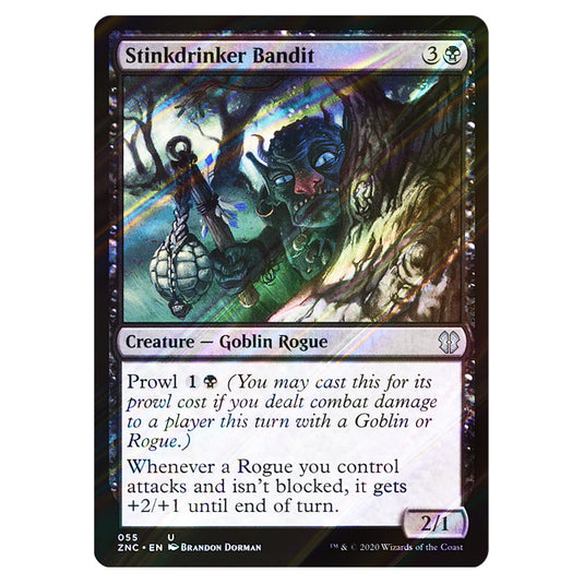 Stinkdrinker Bandit 055 card from the Magic The Gathering set Zendikar Rising Commander
