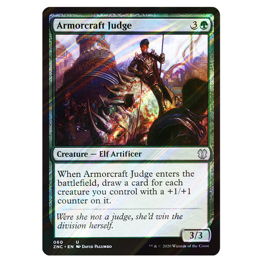 Armorcraft Judge 060 card from the Magic The Gathering set Zendikar Rising Commander